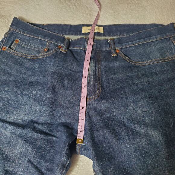 GAP 1969 Men's Slim Dark Wash Straight Boot Cut Jeans W 34 X 30 L - Picture 11 of 12